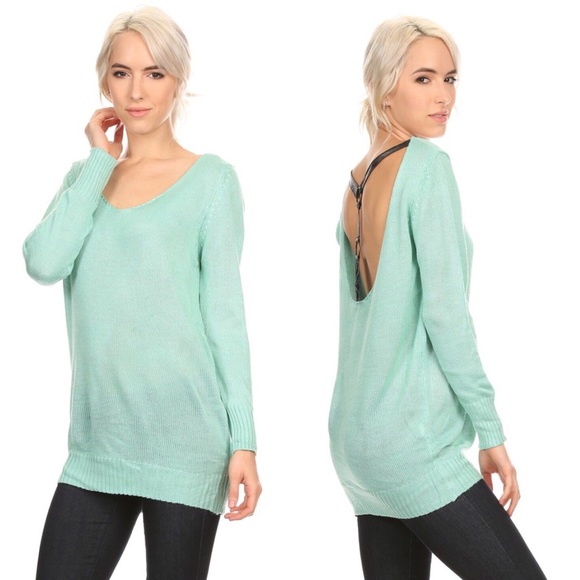 Sweaters - Jade Sweater w/Back Detailing
